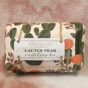Castelbel Porto Scented Cactus Pear Soap Bar NWT large 8.6 oz size Portugal